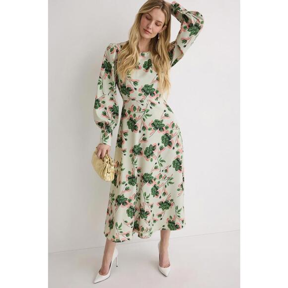 Alexia Admor Dresses & Skirts - Alexia Admor Sophie Floral Dress Off-White Size 8 Fabric Pull